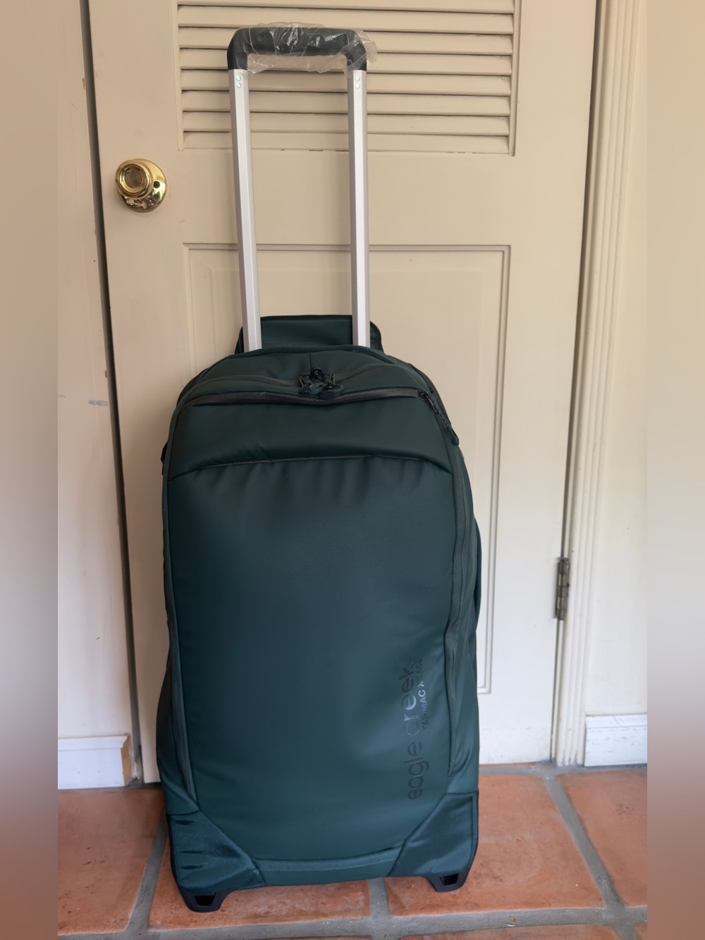 NEW NWOT Eagle Creek Tarmac XE 65L 2-Wheel Checked Luggage Arctic Seagreen